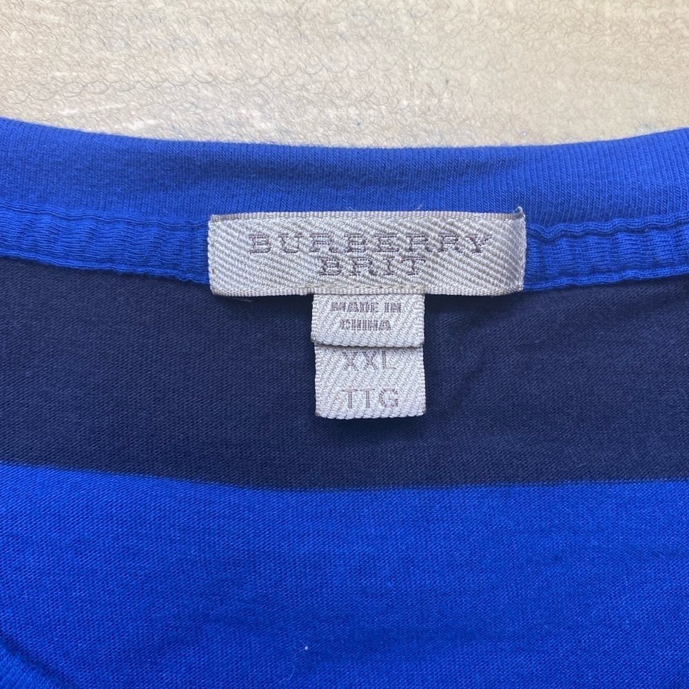 SOLD!!! Burberry Britt Equestrian Logo Pocket Tee Shirt XXL - Picture 4 of 7